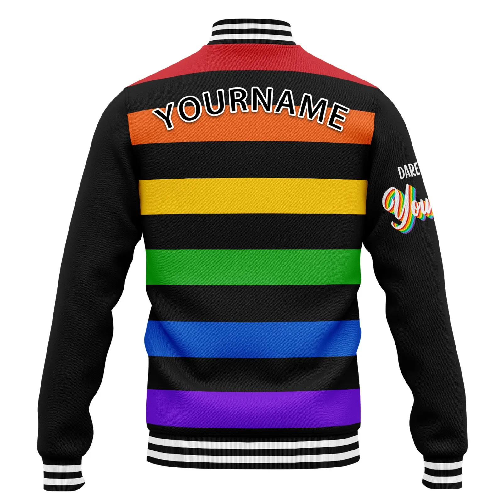 Custom Jacket Bomber Full-Snap Varsity Letterman Personalized Jacket FZ005-D025003-2