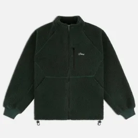 Dime MTL - Polar Sherpa Zip Fleece - Forest