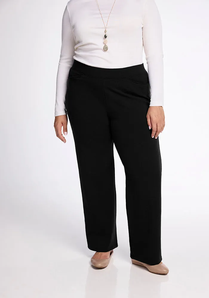 Ellie Wide Leg Pants Tall - Black