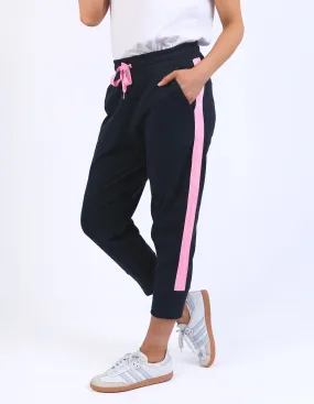 Elm Brunch Pant Side Tape - Navy / Pink