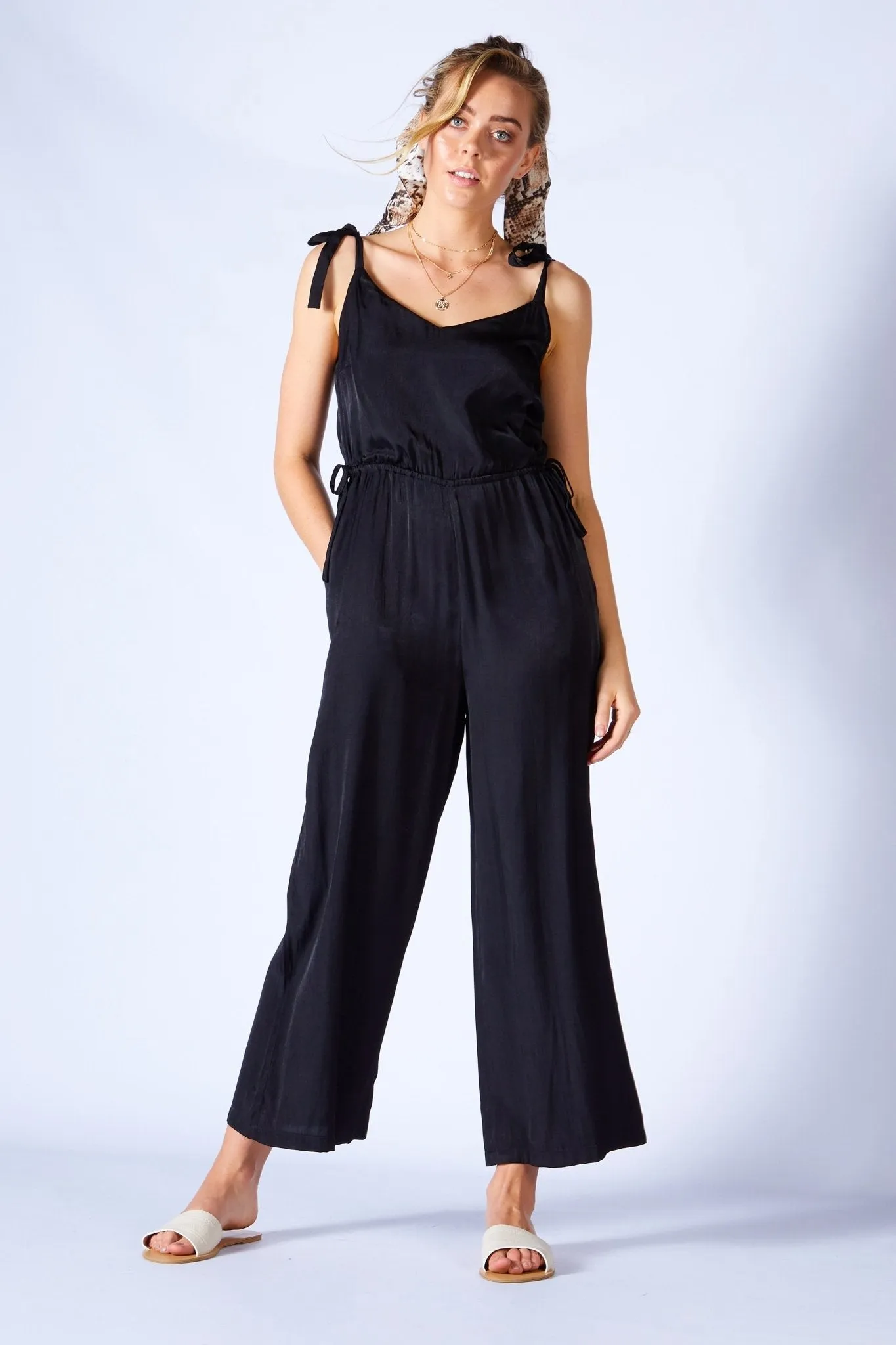 Fate   Becker Surrender Jumpsuit in Black