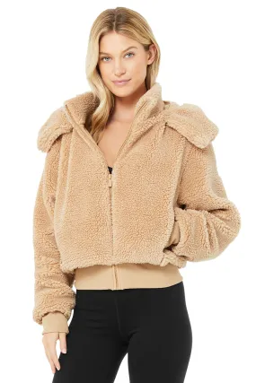 Foxy Sherpa Jacket - Camel