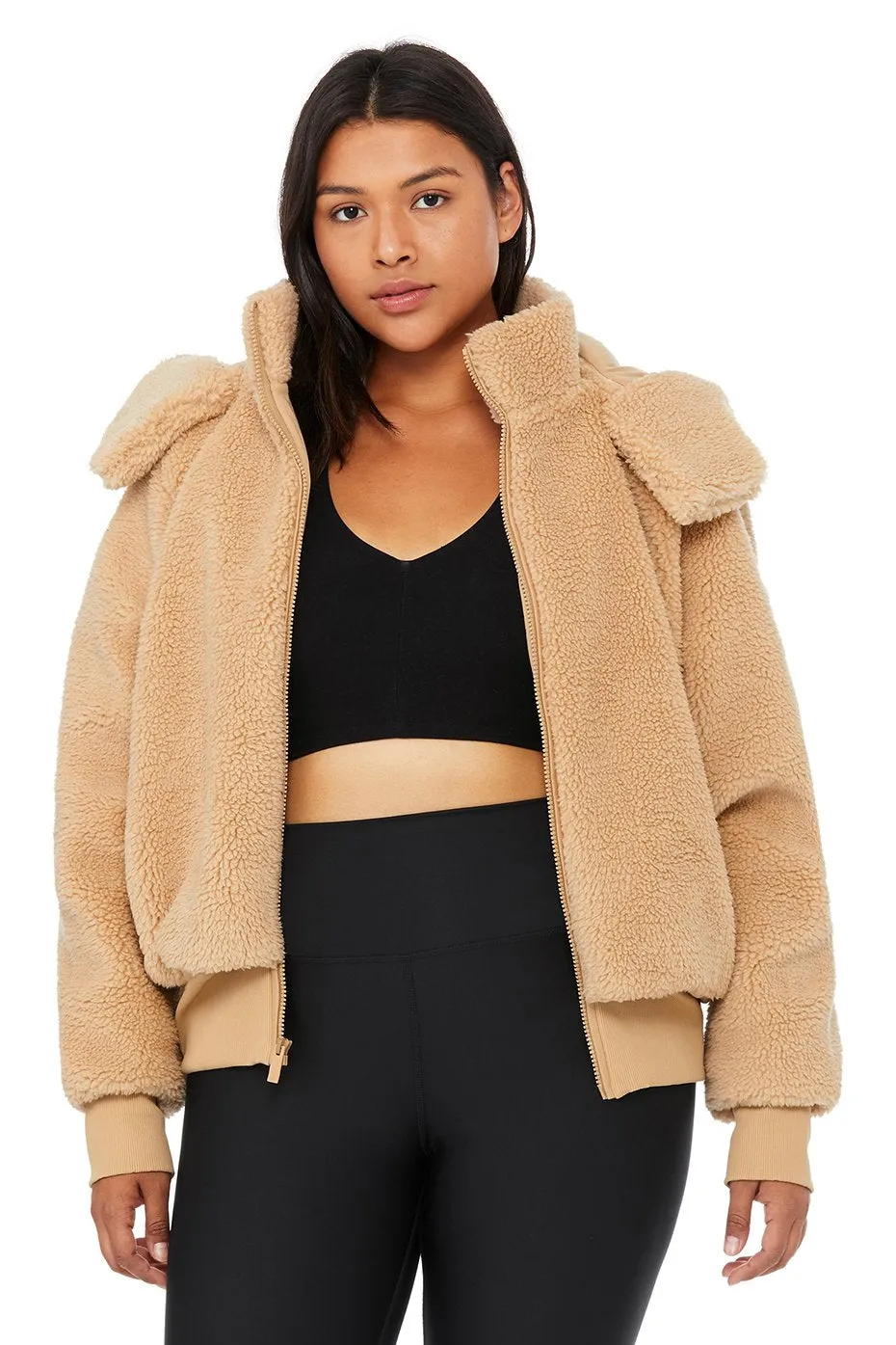 Foxy Sherpa Jacket - Camel