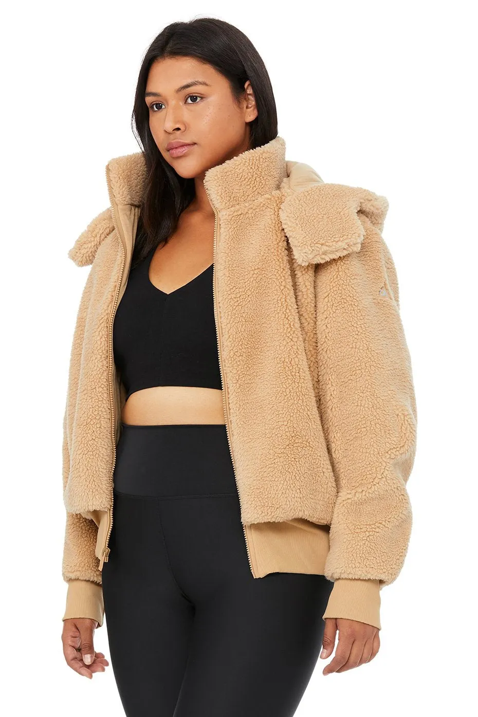 Foxy Sherpa Jacket - Camel