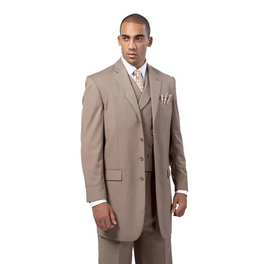 Funki Buys | Suits | Men's Zoot Suit | 3 Pcs Formal Wedding Suit