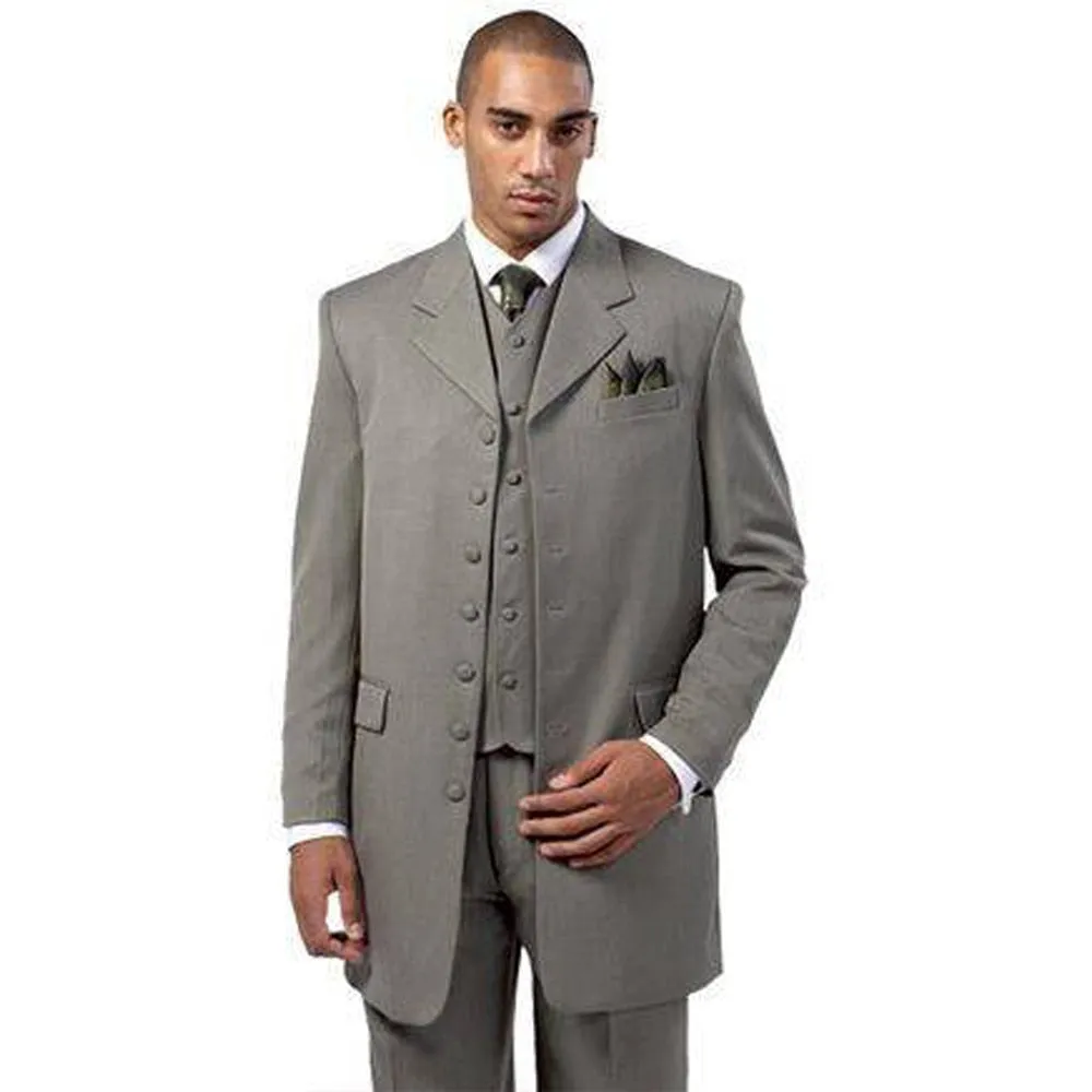 Funki Buys | Suits | Men's Zoot Suit | 3 Pcs Formal Wedding Suit