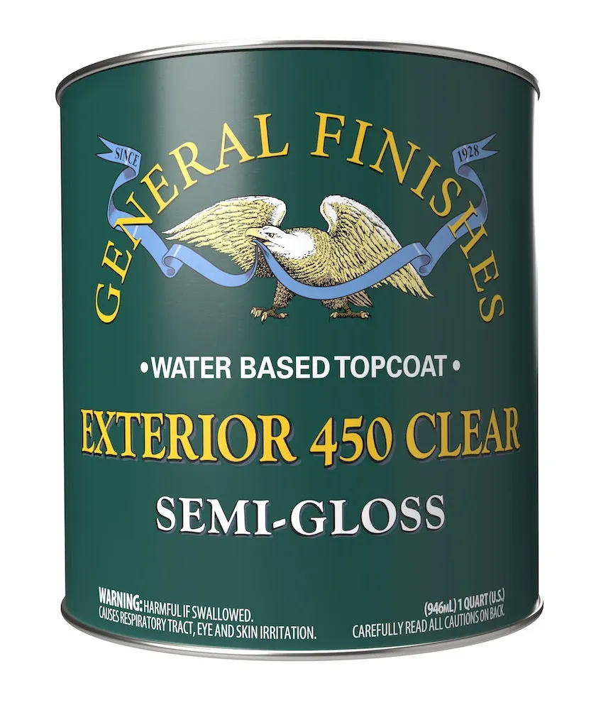 General Finishes Exterior 450 Water Based Top Coat