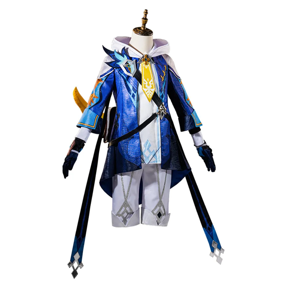 Genshin Impact Mika Codplay Costume Outfits Halloween Carnival Suit