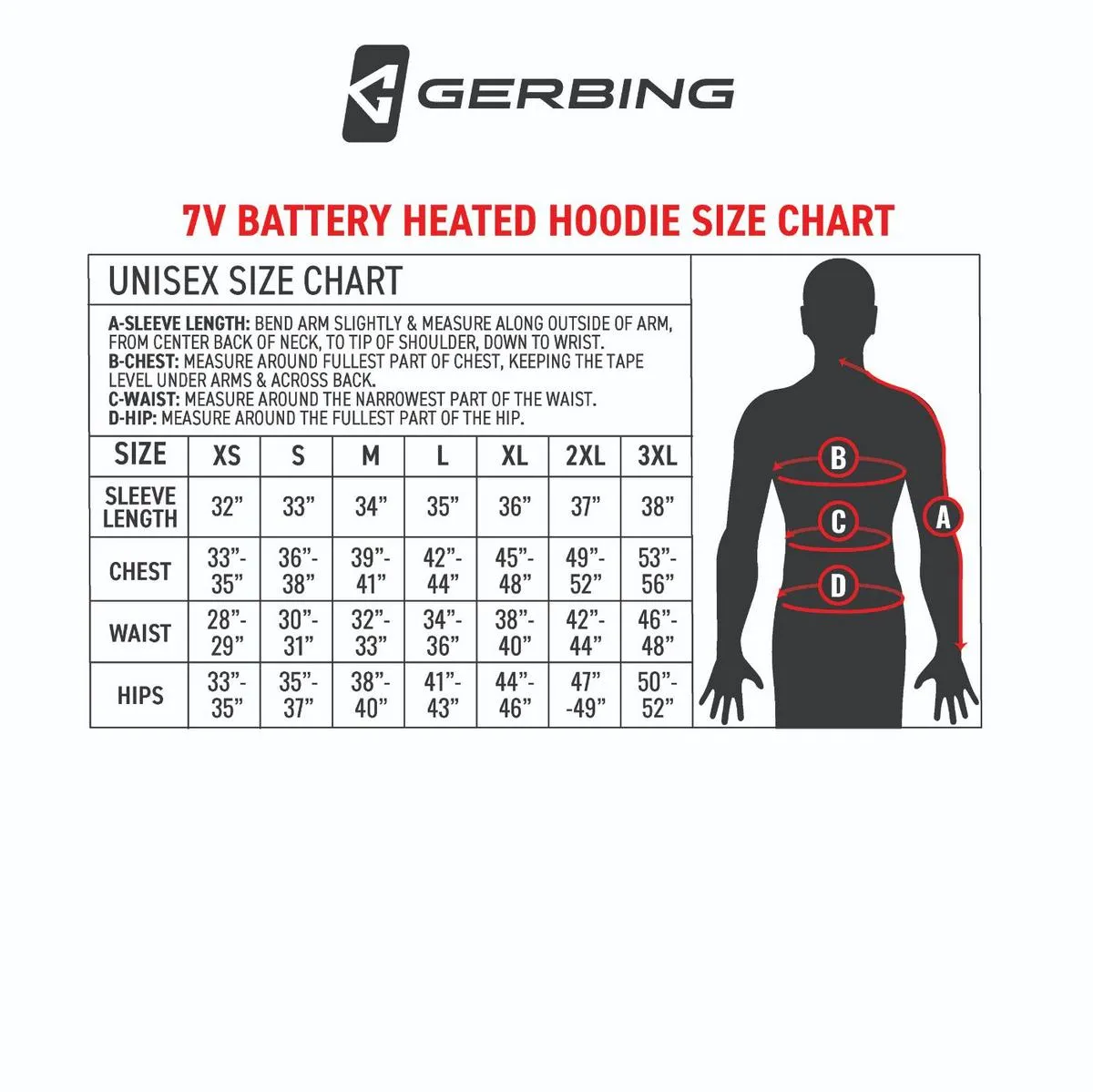 Gerbing 7V Battery Heated Hoodie Sweatshirt