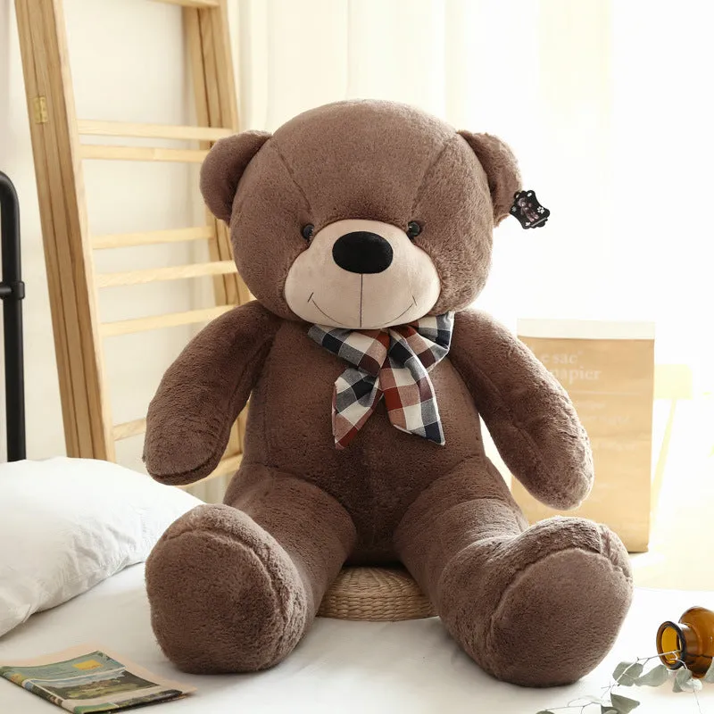 Giant Life Size Bow Tie Teddy Bear