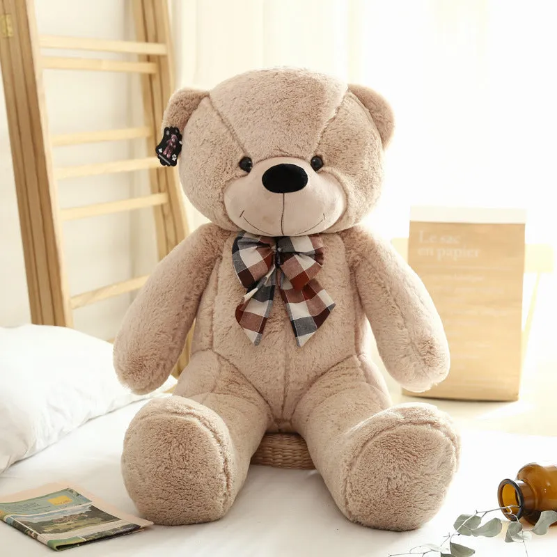 Giant Life Size Bow Tie Teddy Bear