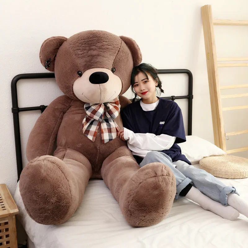 Giant Life Size Bow Tie Teddy Bear