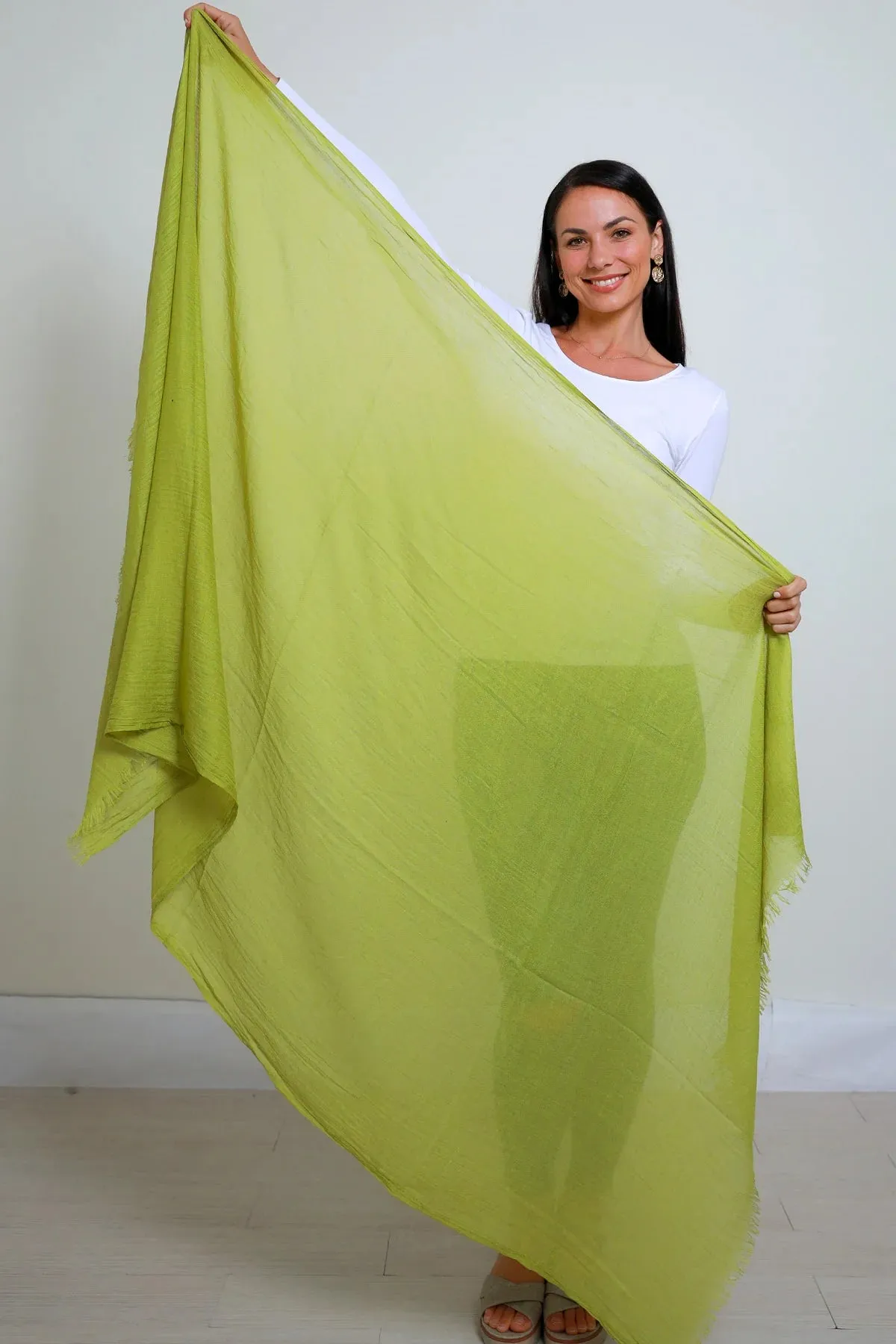 Green Scarf by Lemon Tree