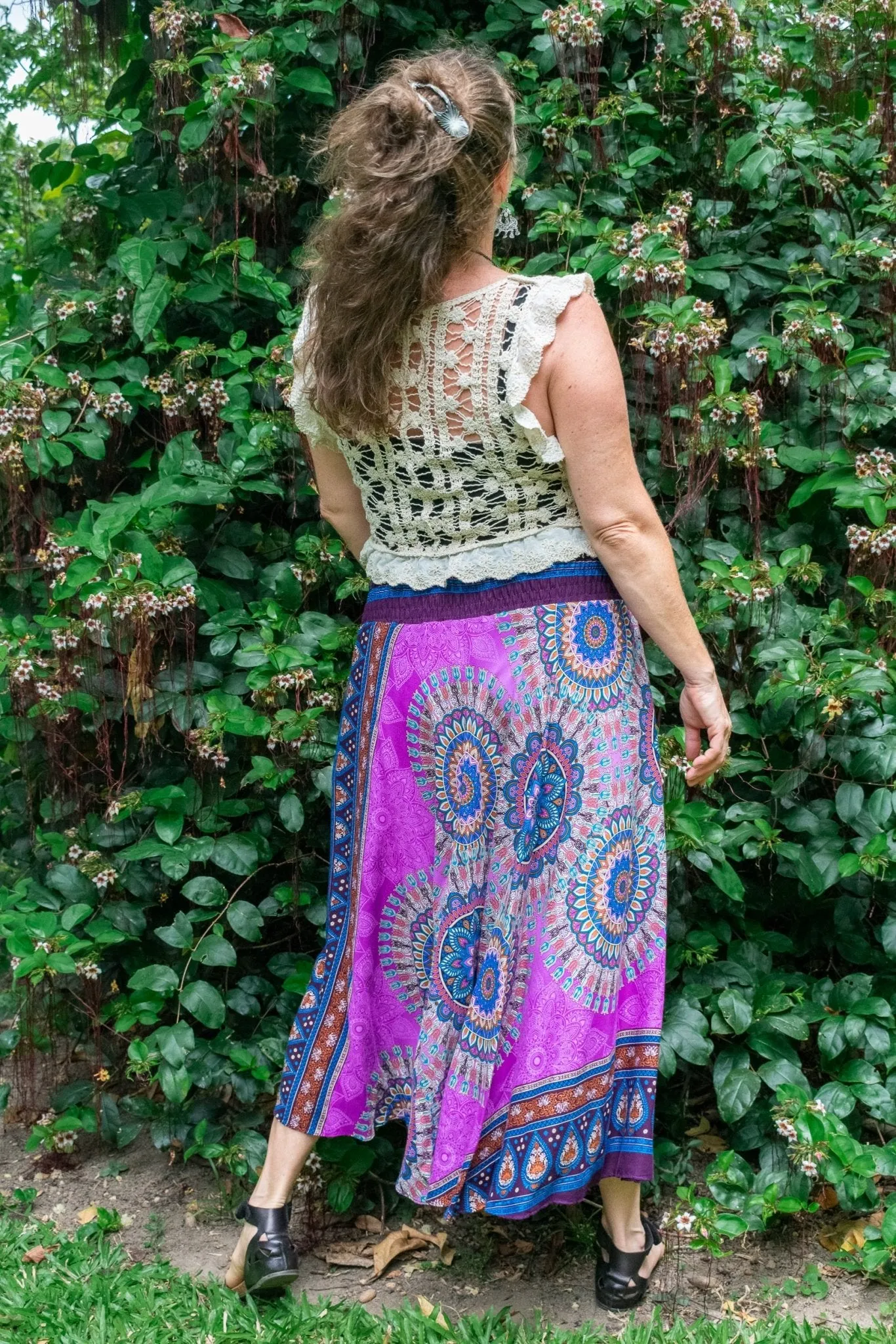 Gypsy Skirt - Retreat Mauve & Purple