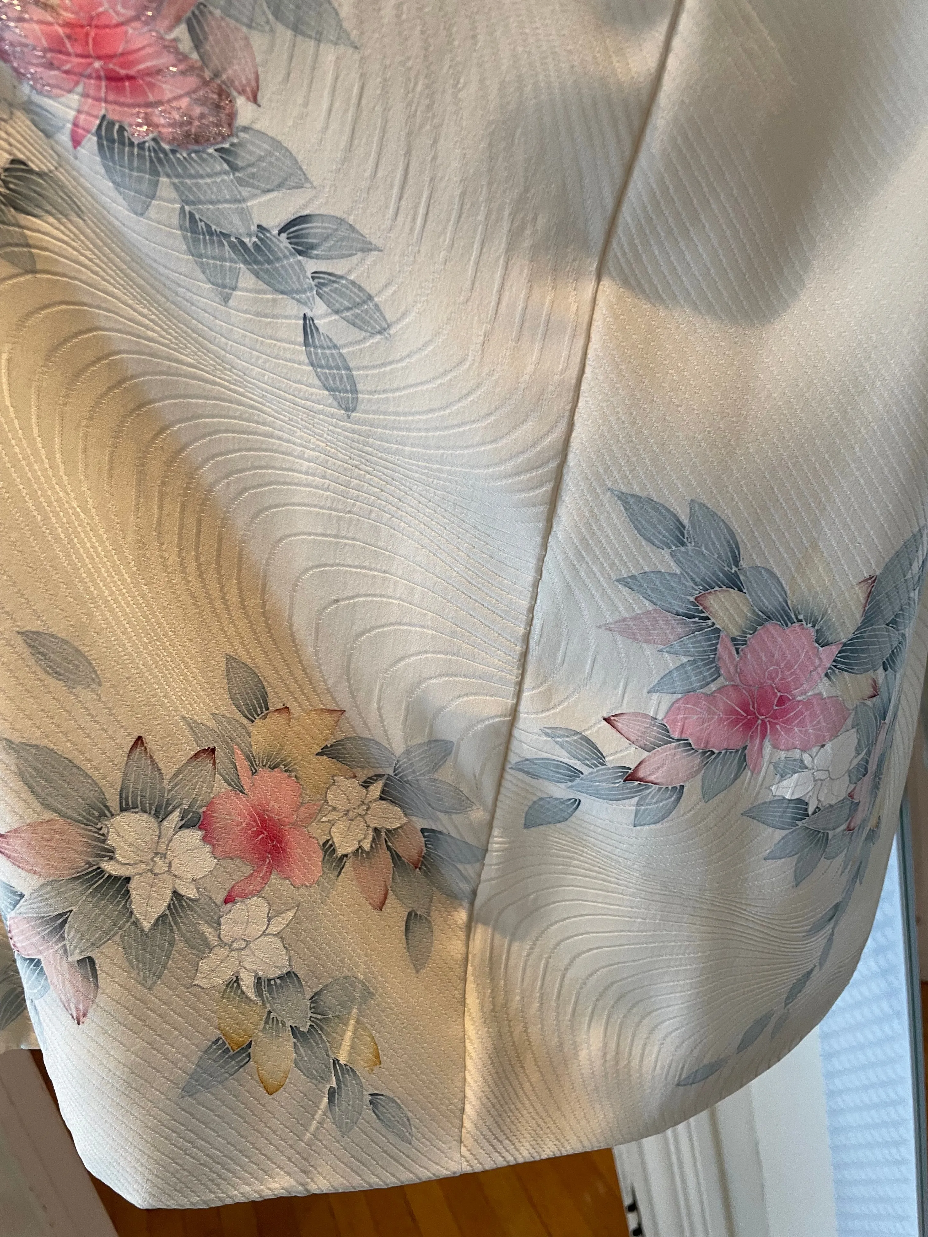 Handmade Kimono Fabric Skirt