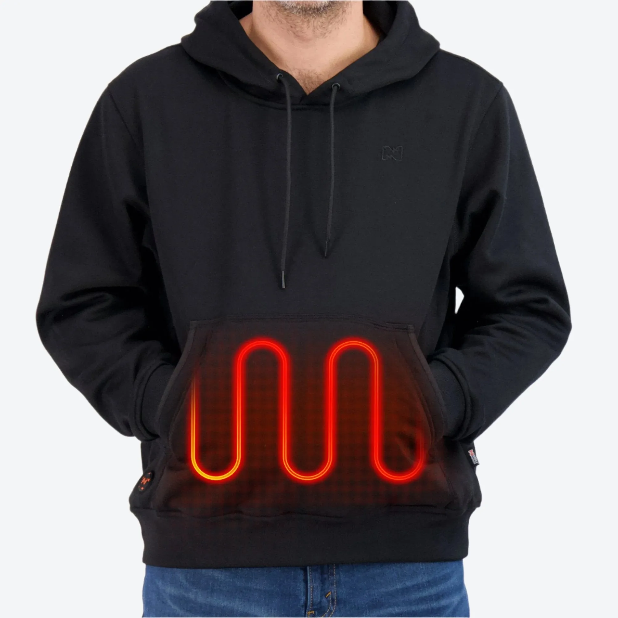 Heated Hoodie with Built-In Handwarmer