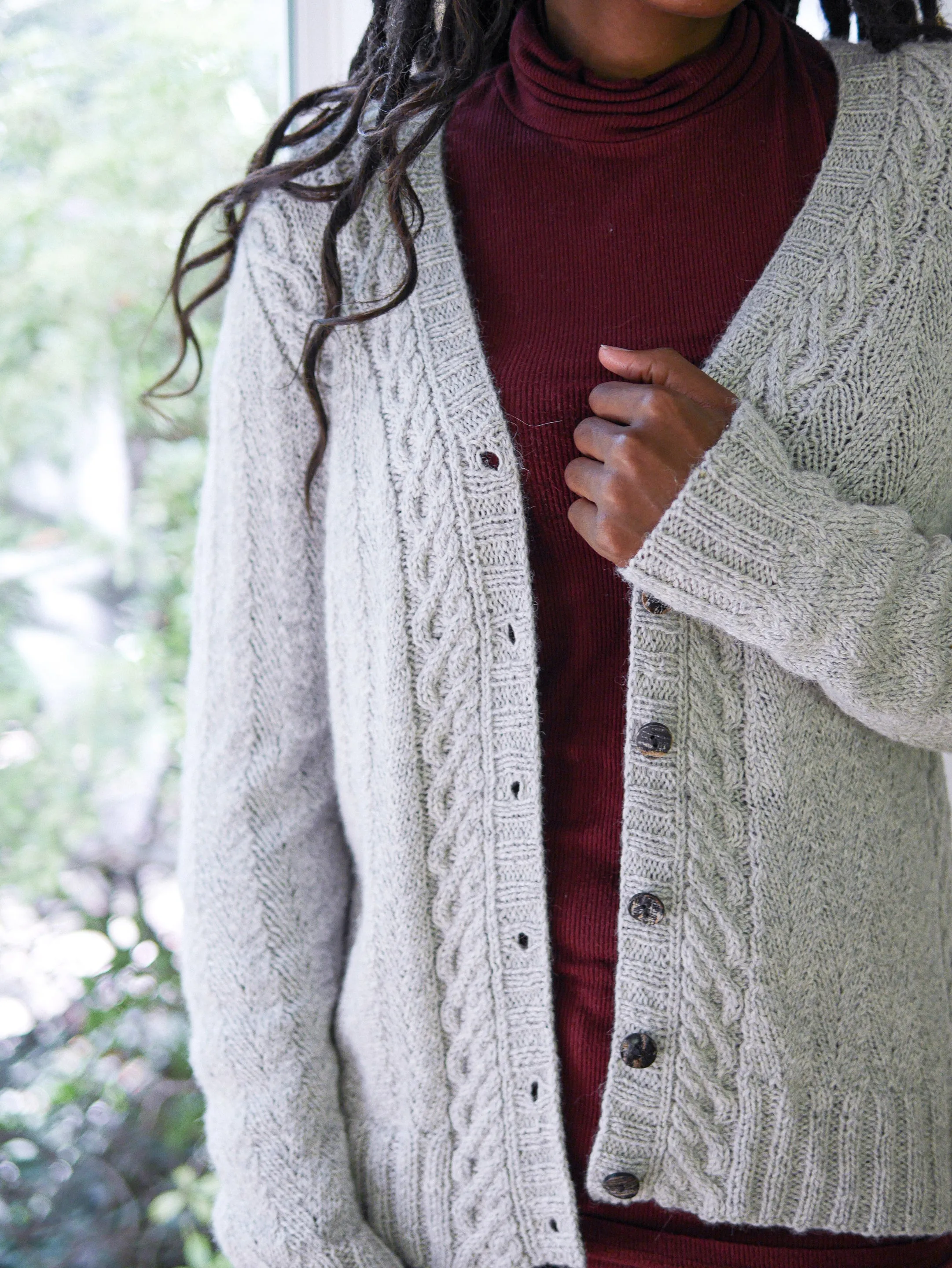 Herringweave Cardigan <br/><small>knitting pattern</small>