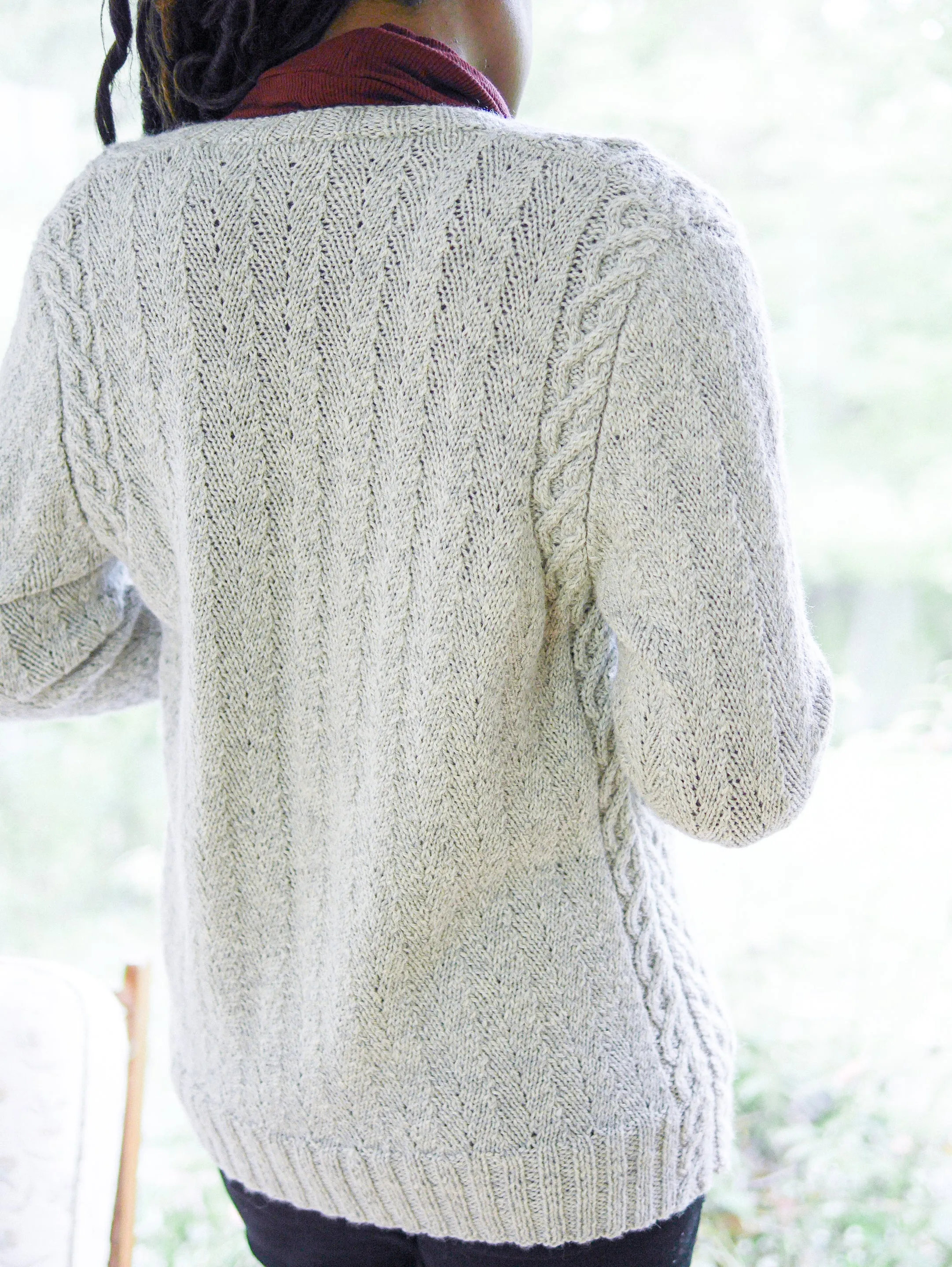 Herringweave Cardigan <br/><small>knitting pattern</small>