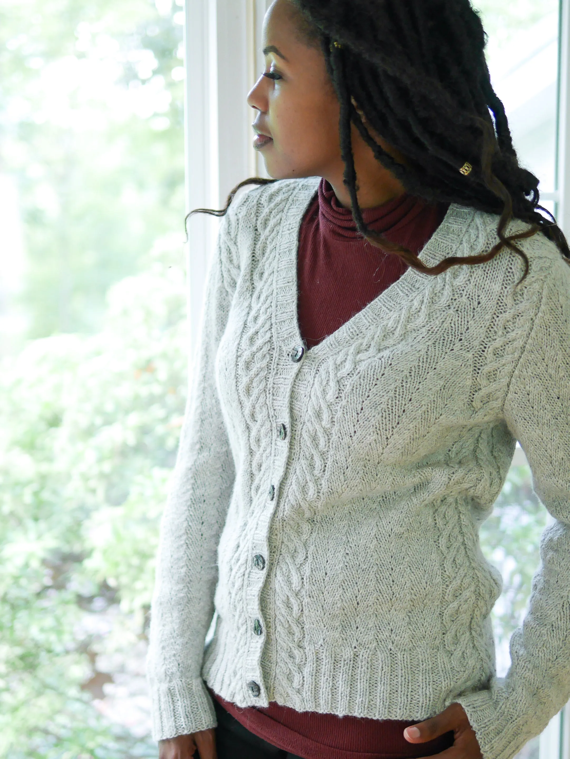 Herringweave Cardigan <br/><small>knitting pattern</small>