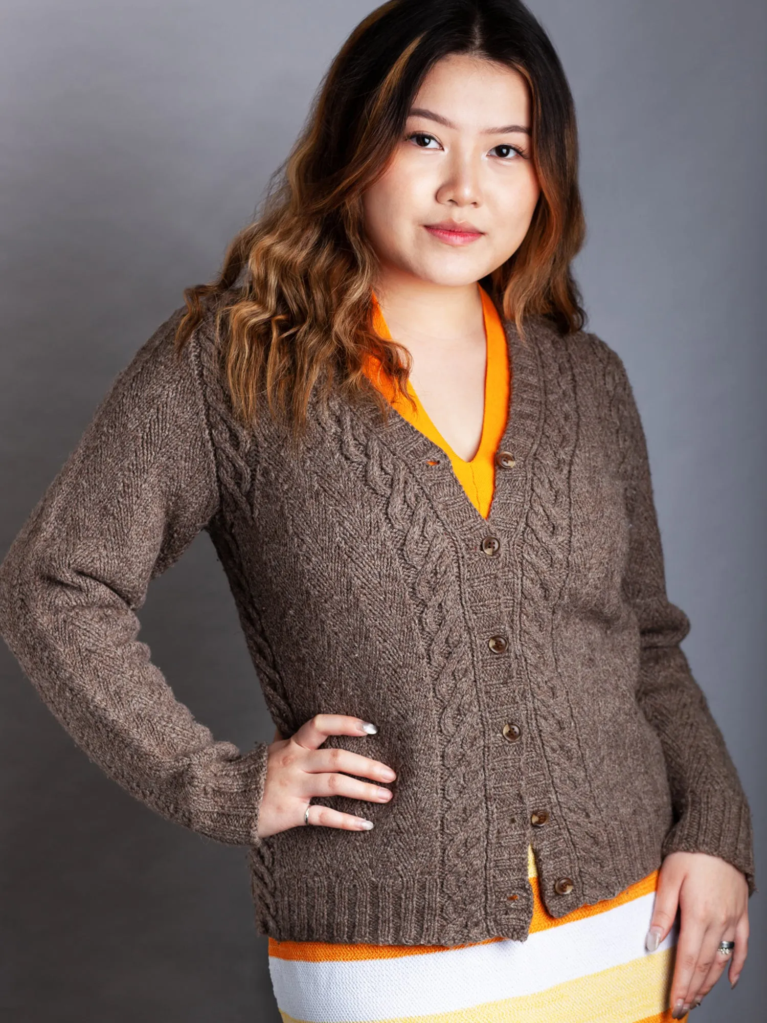 Herringweave Cardigan <br/><small>knitting pattern</small>