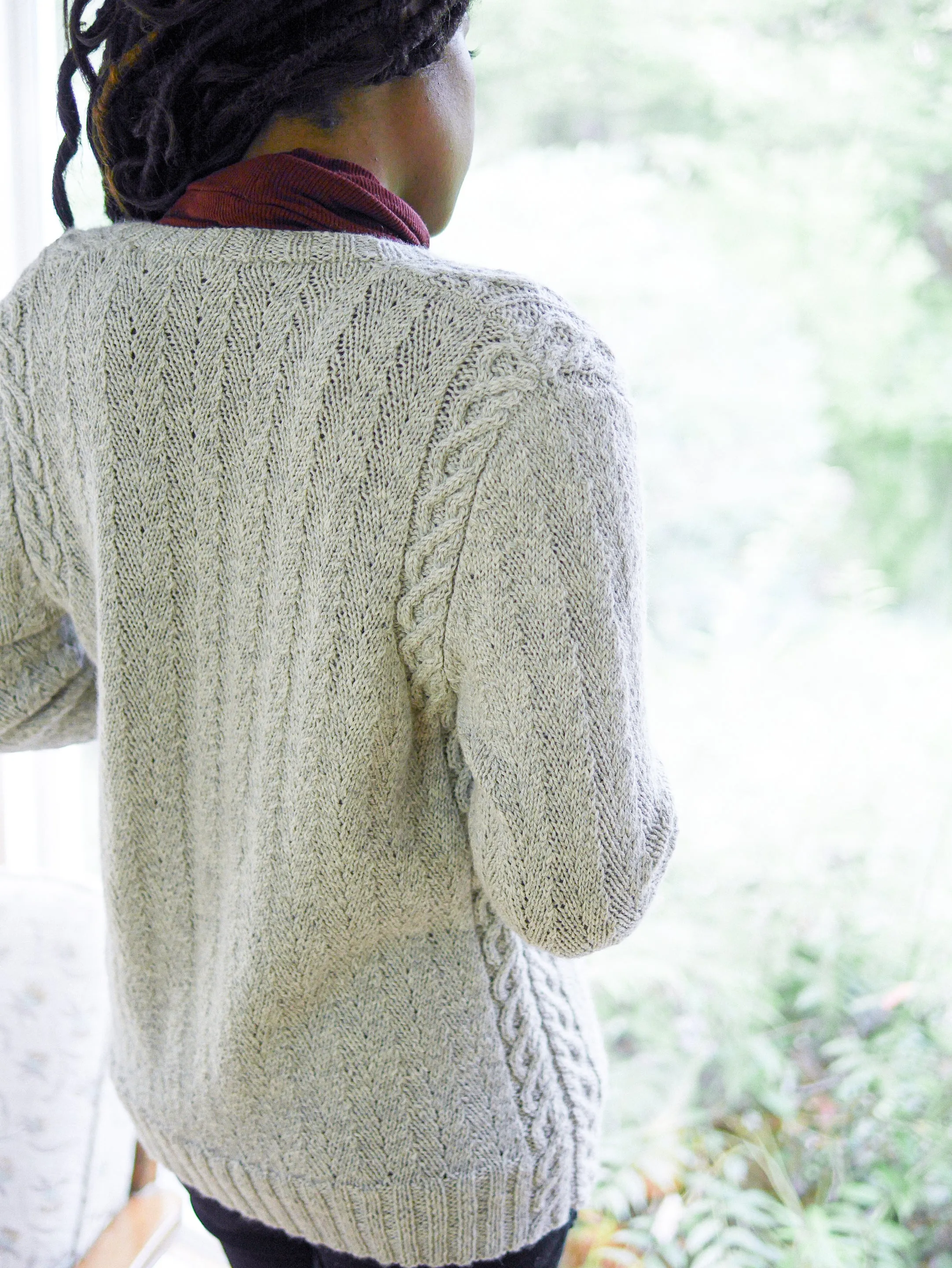 Herringweave Cardigan <br/><small>knitting pattern</small>