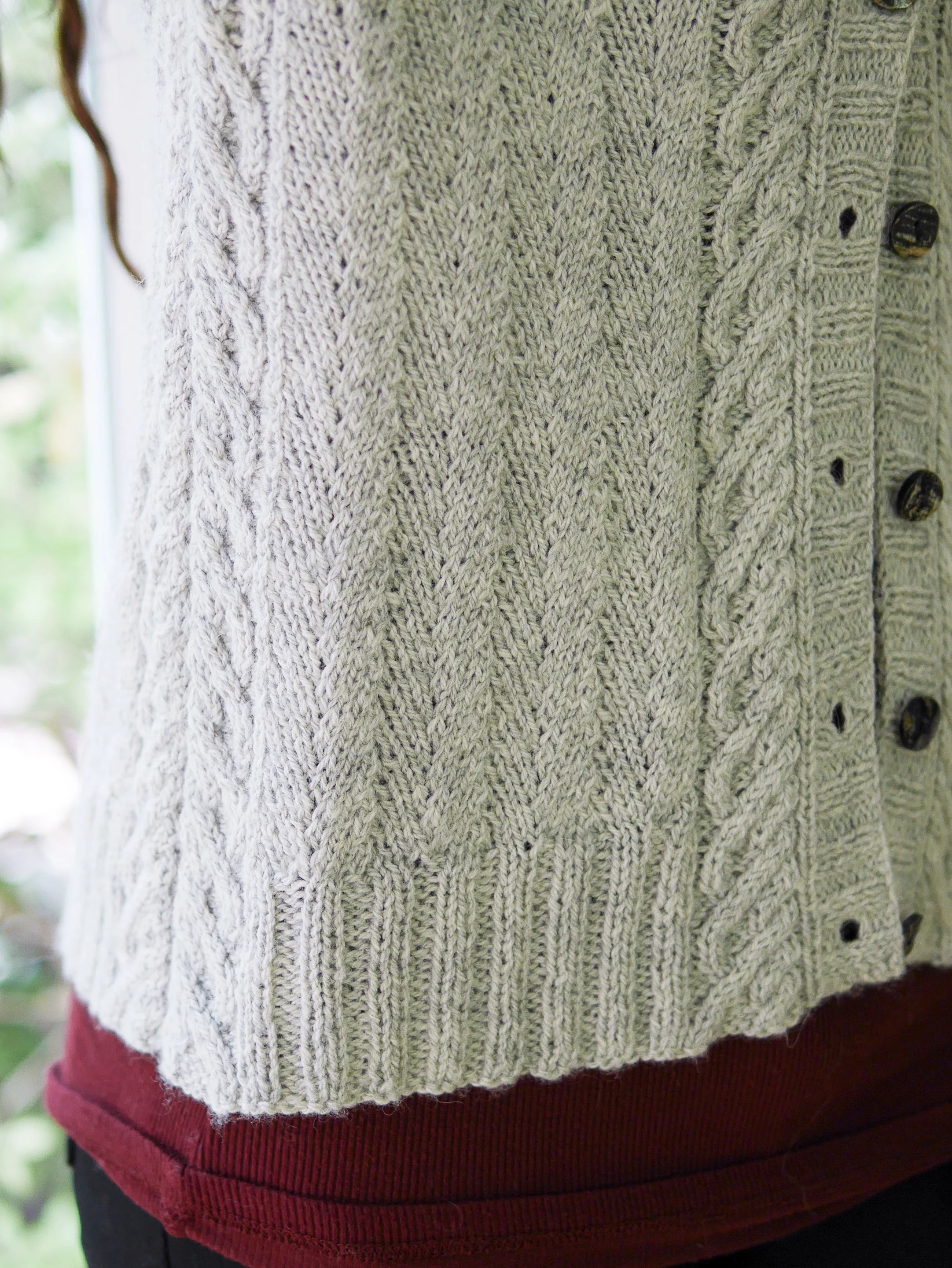 Herringweave Cardigan <br/><small>knitting pattern</small>