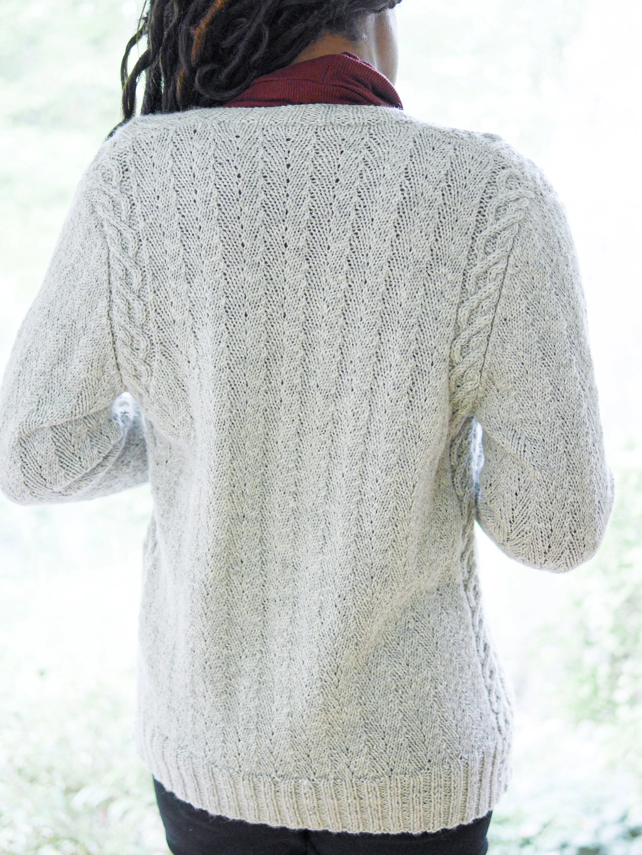 Herringweave Cardigan <br/><small>knitting pattern</small>