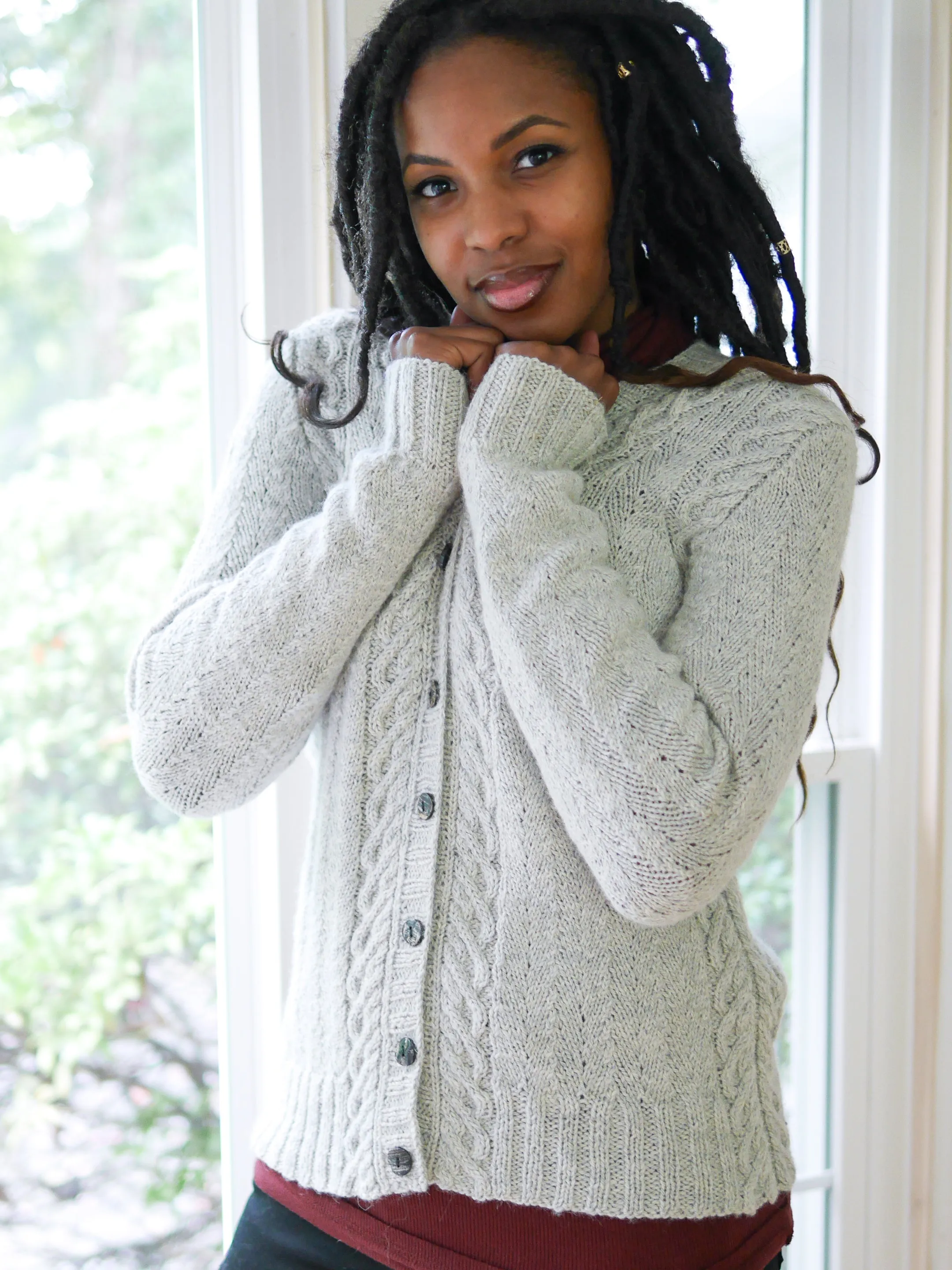 Herringweave Cardigan <br/><small>knitting pattern</small>