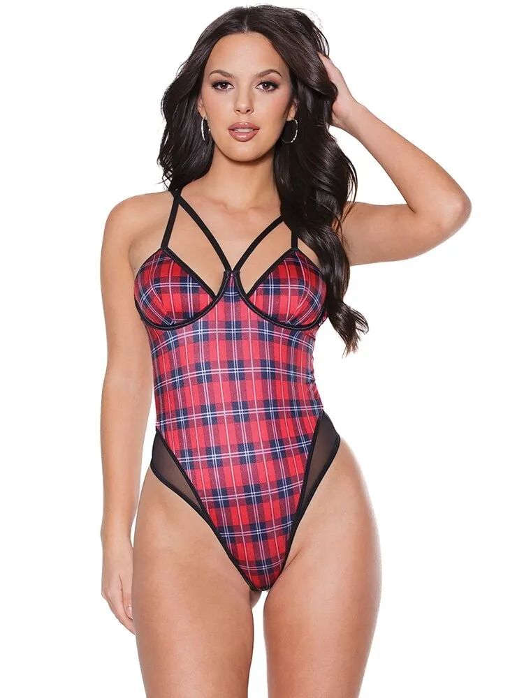 Holiday Grunge Plaid Teddy