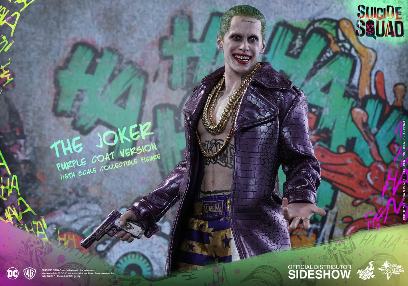 HOT TOYS DC THE JOKER (PURPLE COAT REGULAR VERSION) 1/6 SCALE - MMS382