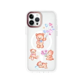 iPhone 12 Pro Teddy Bear Friends Phone Case MagSafe Compatible