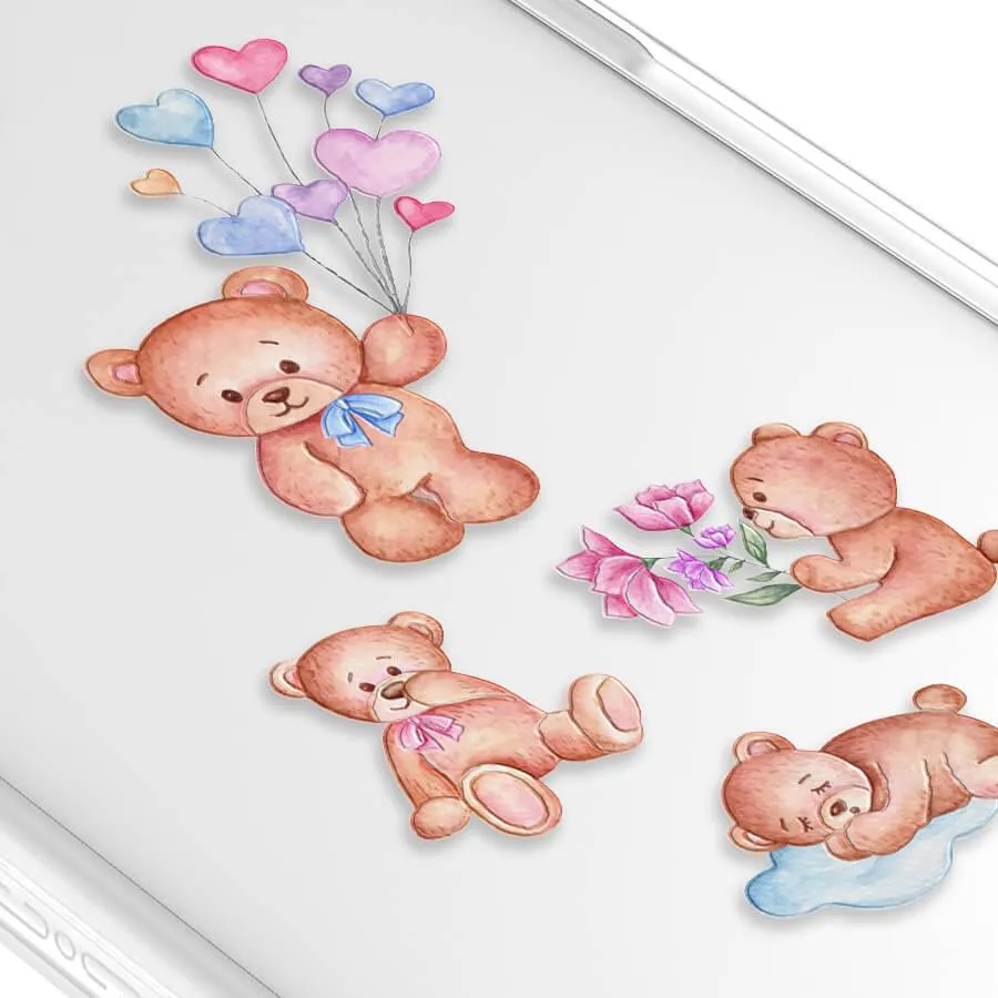 iPhone 12 Pro Teddy Bear Friends Phone Case MagSafe Compatible