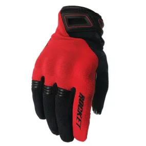 Joe Rocket Noble Ladies Textile Gloves Black/Red