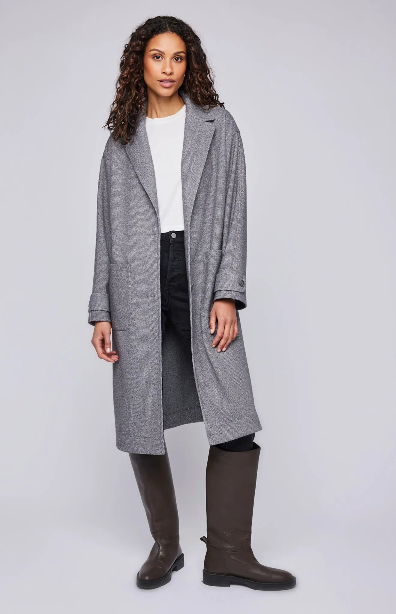 Jude Herringbone Coat