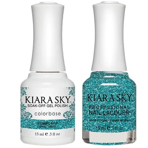 Kiara Sky All-in-One Gel   Polish Duo - 5075 Cosmic Blue