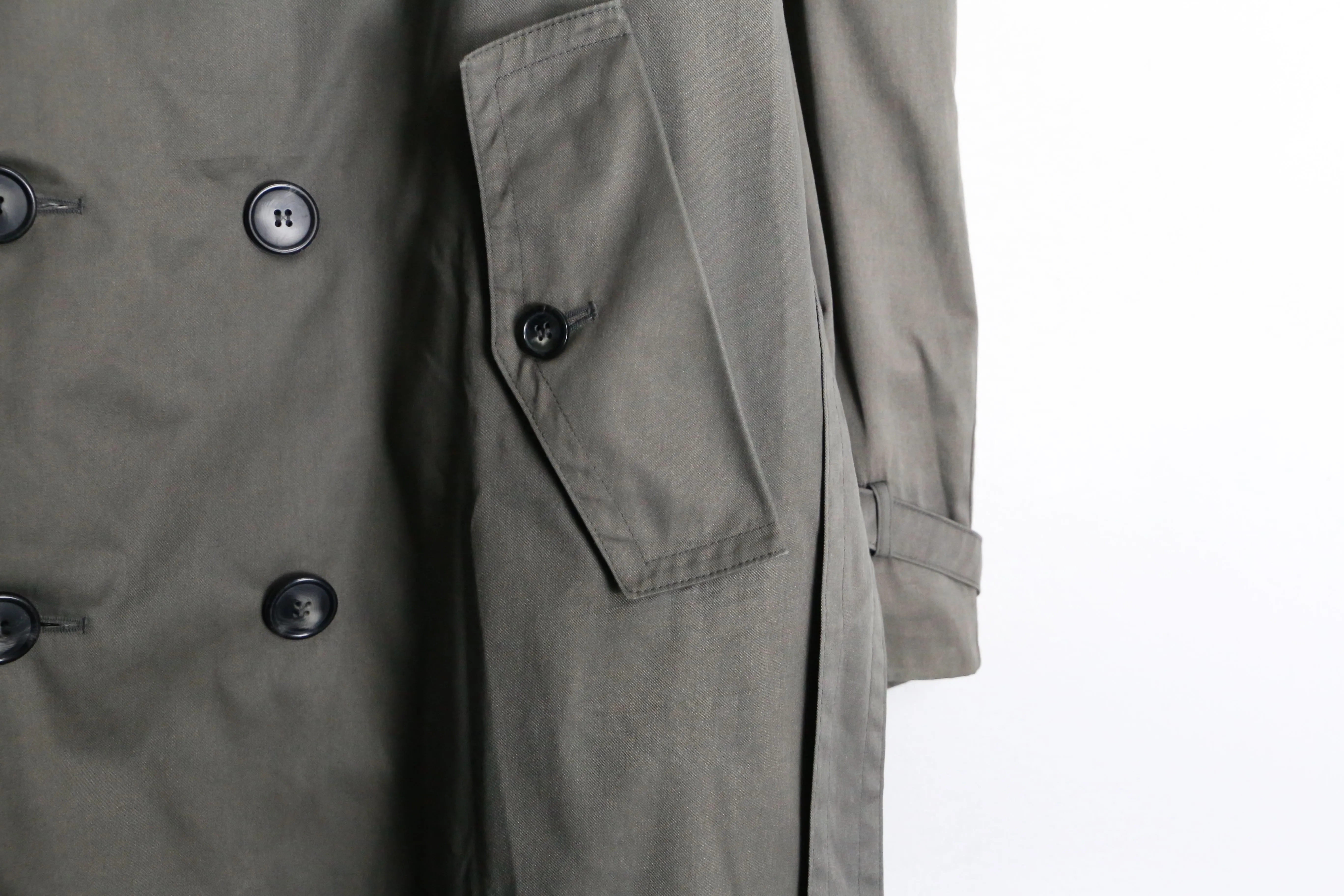 “KUPPEN HEIMER” dark gray trench coat