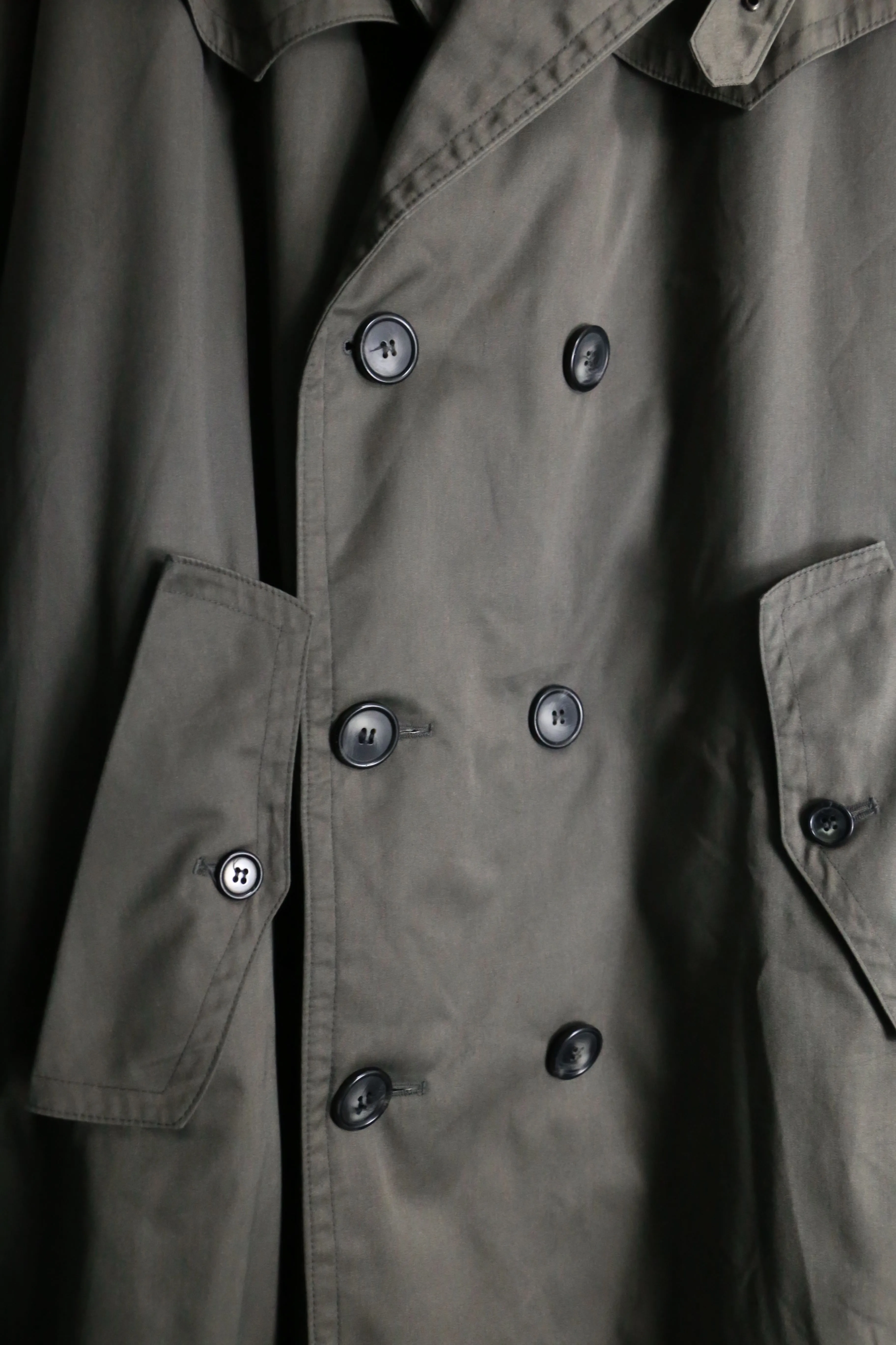 “KUPPEN HEIMER” dark gray trench coat