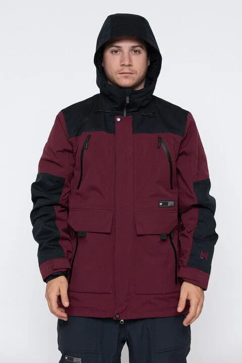 L1 Williams Snowboard Jacket Dull Port/Black 2024