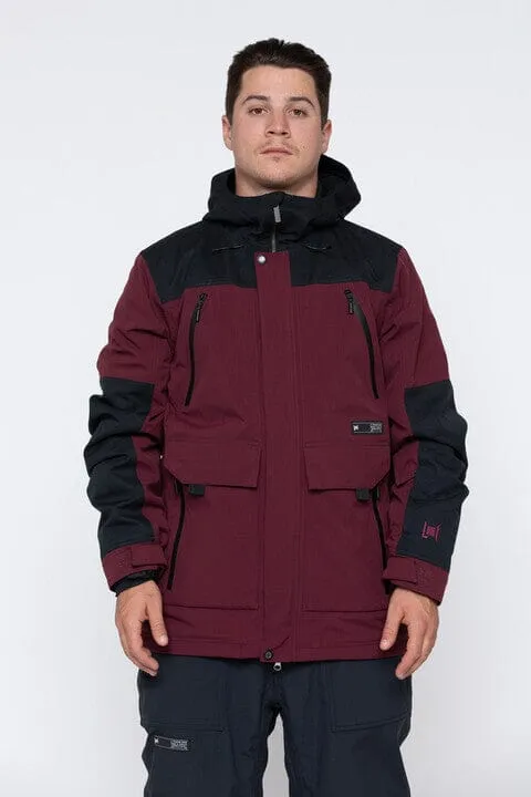 L1 Williams Snowboard Jacket Dull Port/Black 2024