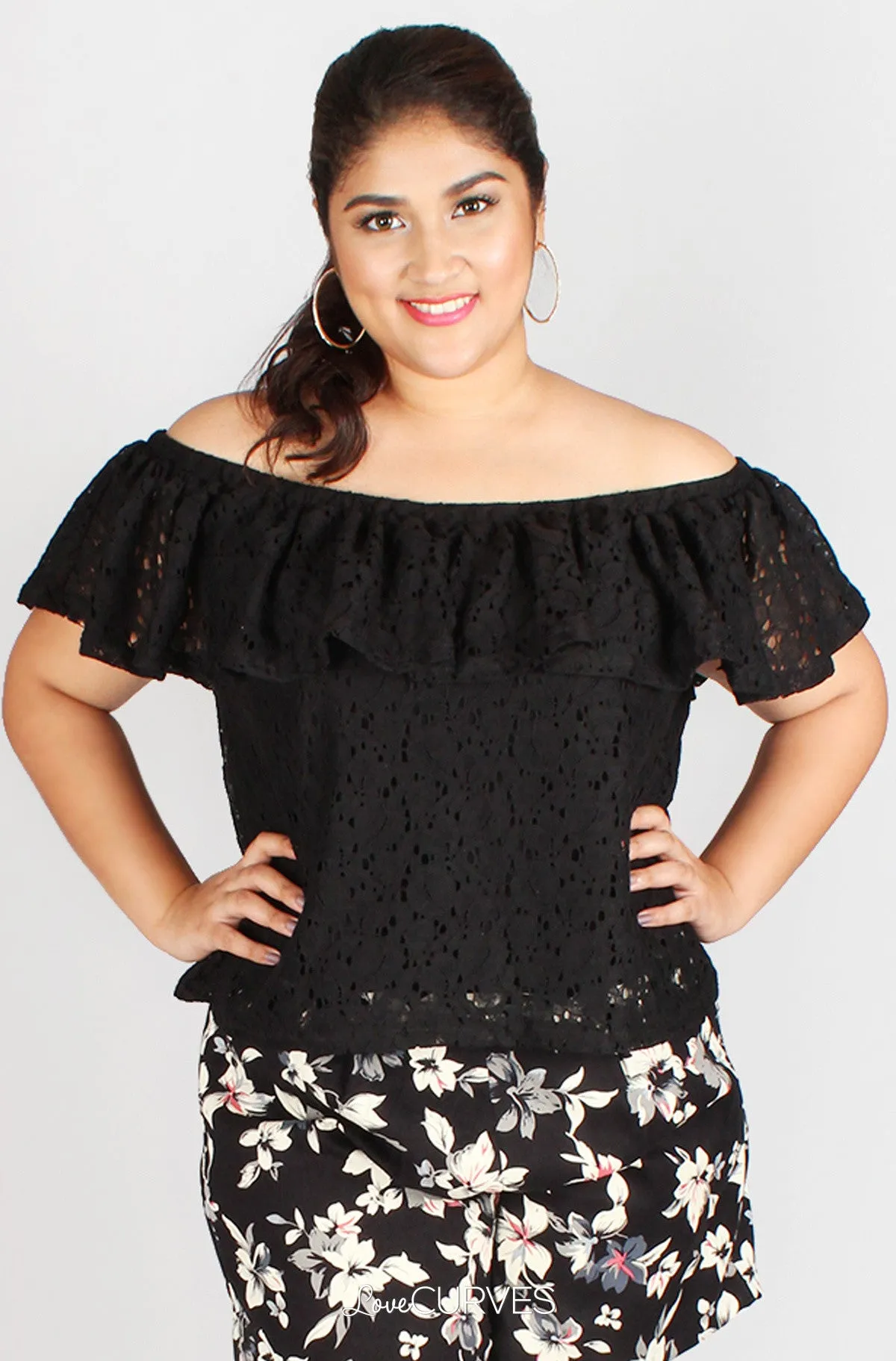 Lace Off Shoulder Top - FLO