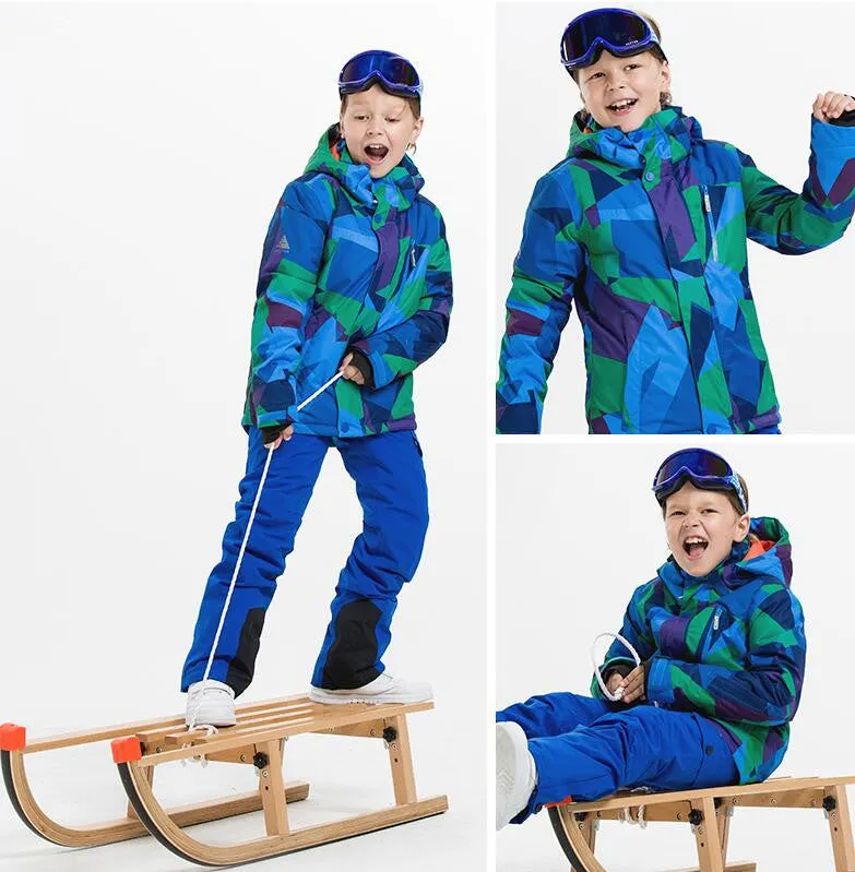 Lightweight Warm Padded Green Winter Coat For Boys