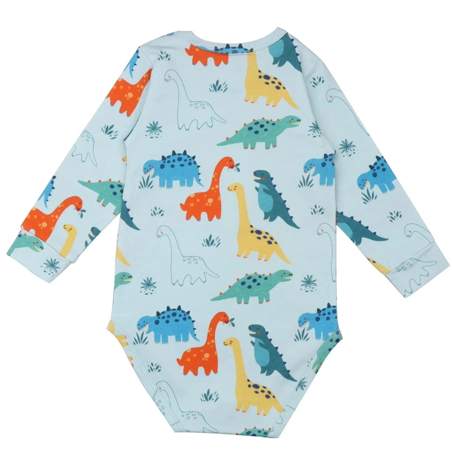 Long sleeve bodysuit- baby dinosaurs