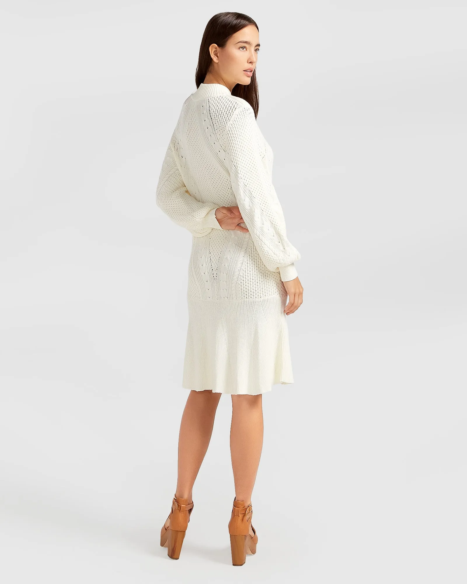 Love Letter Knit Dress - Cream