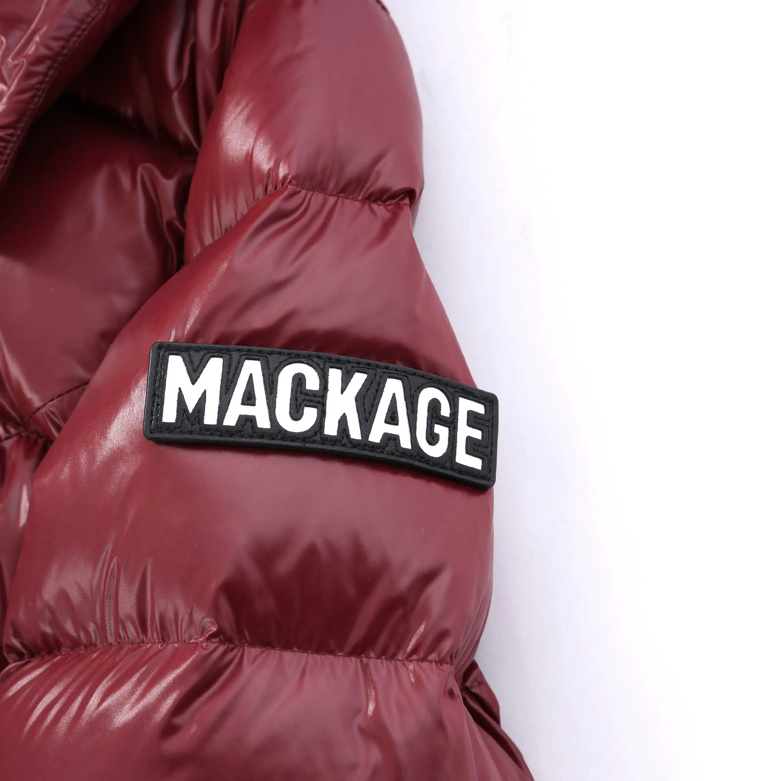 Mackage Madalyn-V Ladies Jacket in Garnet