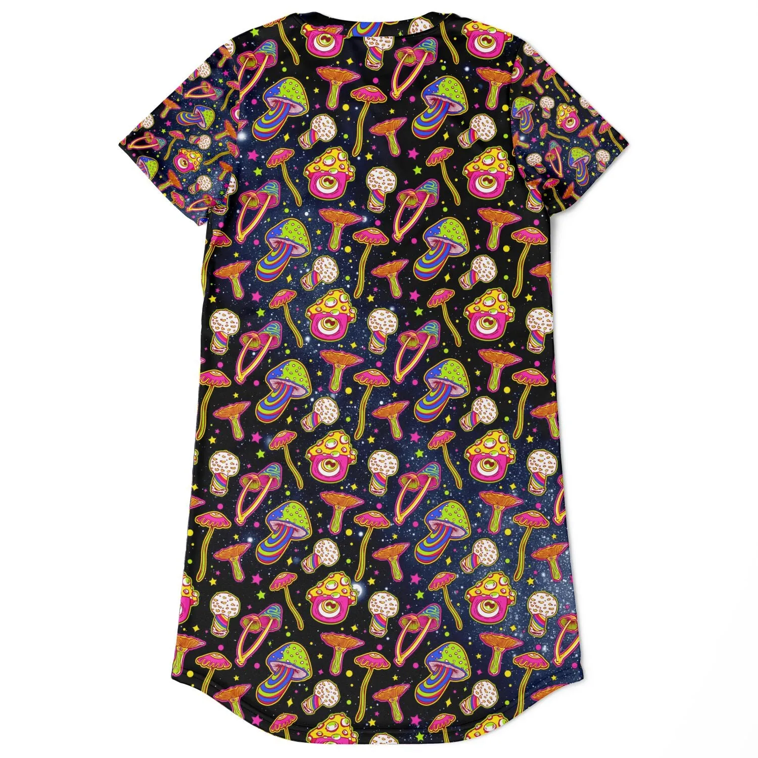 Magic Mushroom T-Shirt Dress