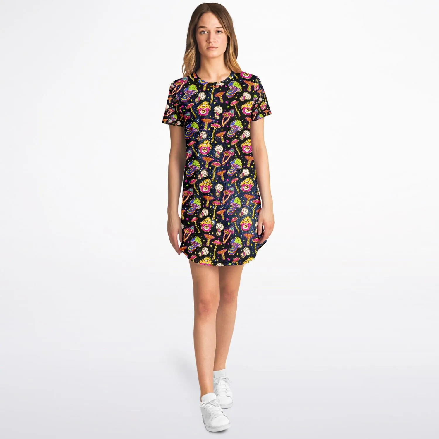 Magic Mushroom T-Shirt Dress