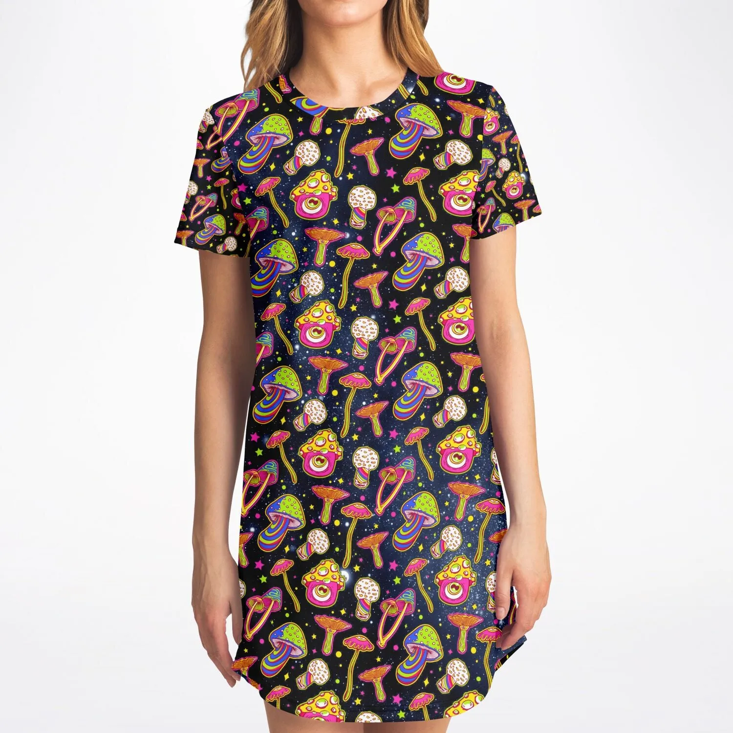 Magic Mushroom T-Shirt Dress