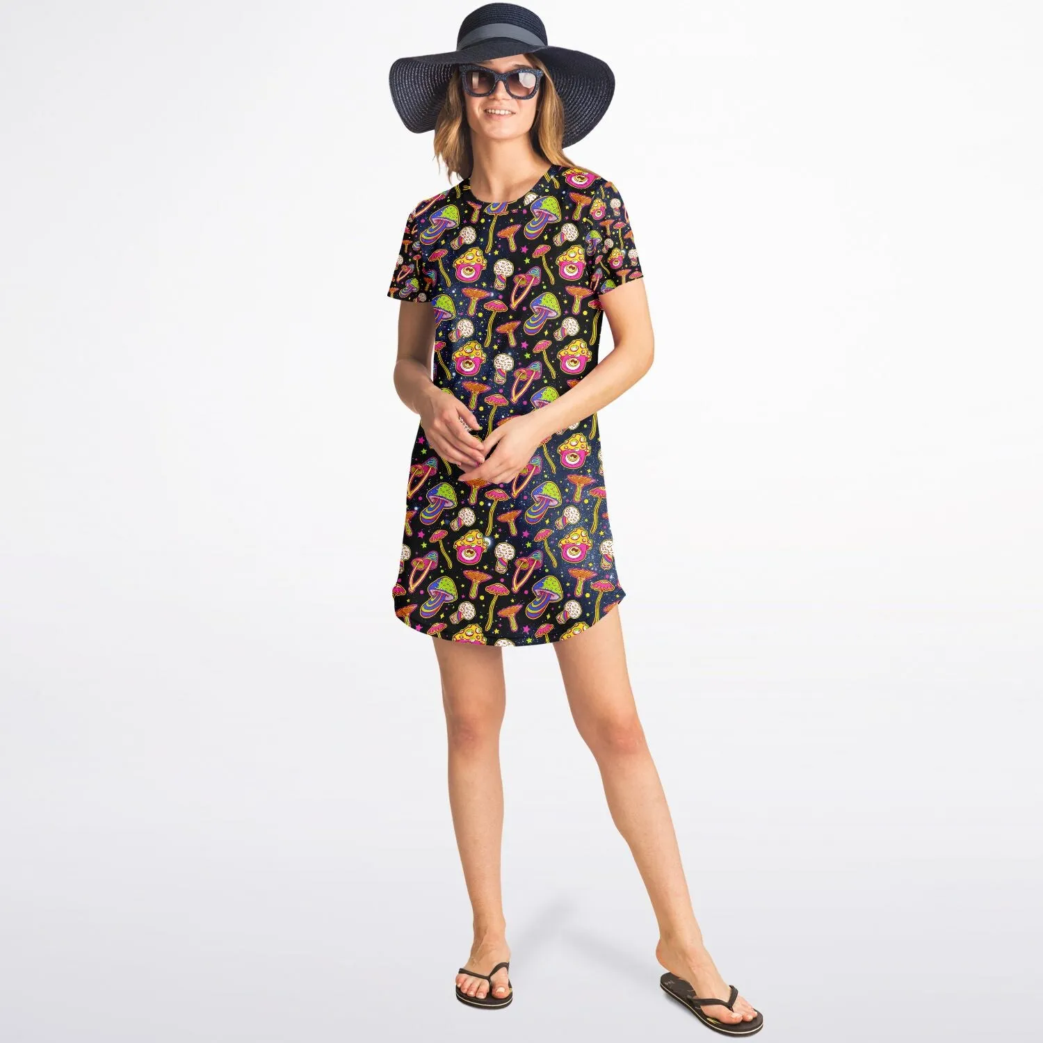 Magic Mushroom T-Shirt Dress