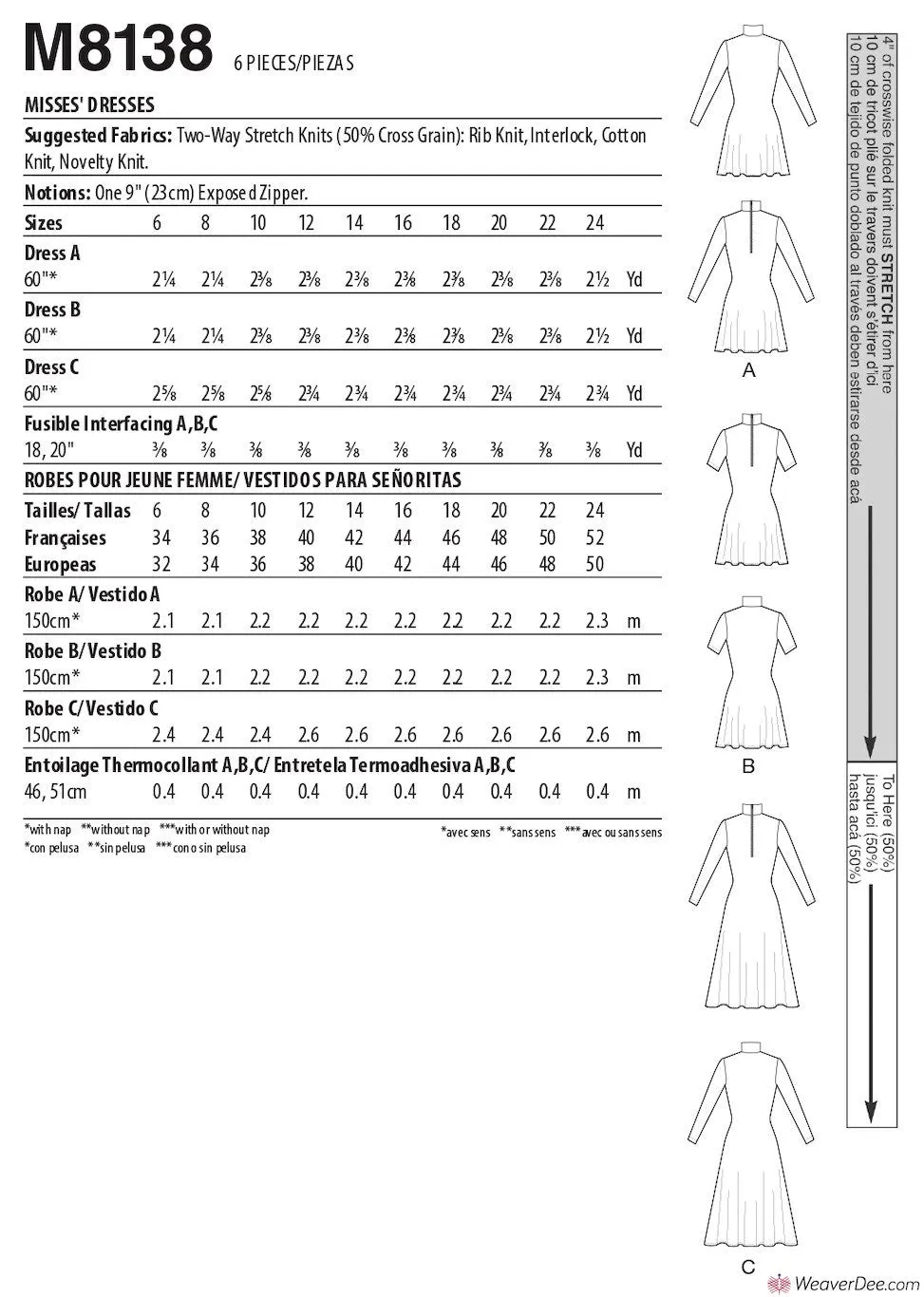 McCall's Pattern M8138 Misses' Dresses #BrooklynMcCalls