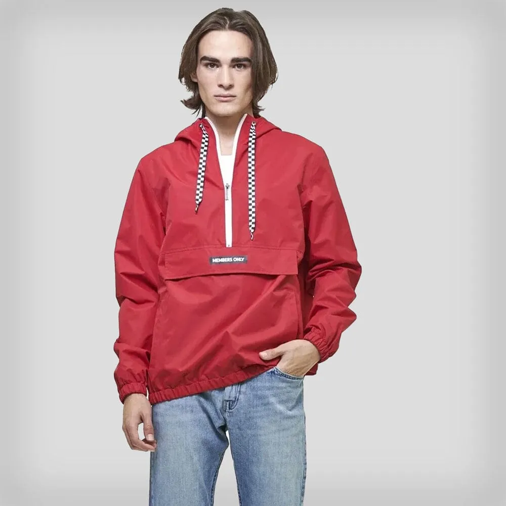 Members Only Men's Solid Pullover Jacket